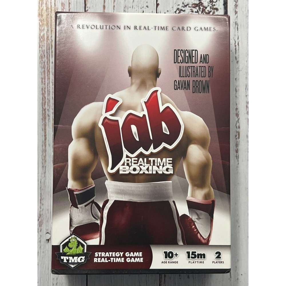 JAB REAL TIME BOXING Strategy Game - TMG Gavan Brown Card Game